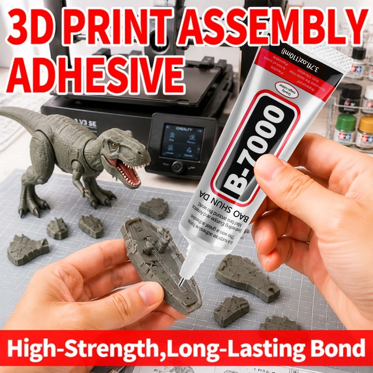 3D Printing Glue Stick - لاصق شفاف سريع الجفاف للأجزاء المطبوعة