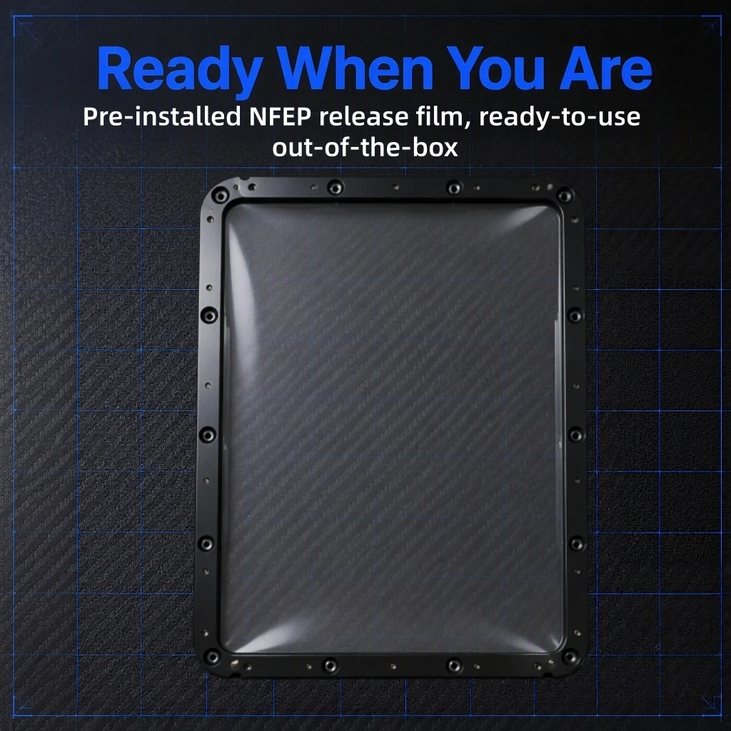 Resin Vat Film Replacement - حامل فيلم قابل لإعادة الاستخدام بإطار