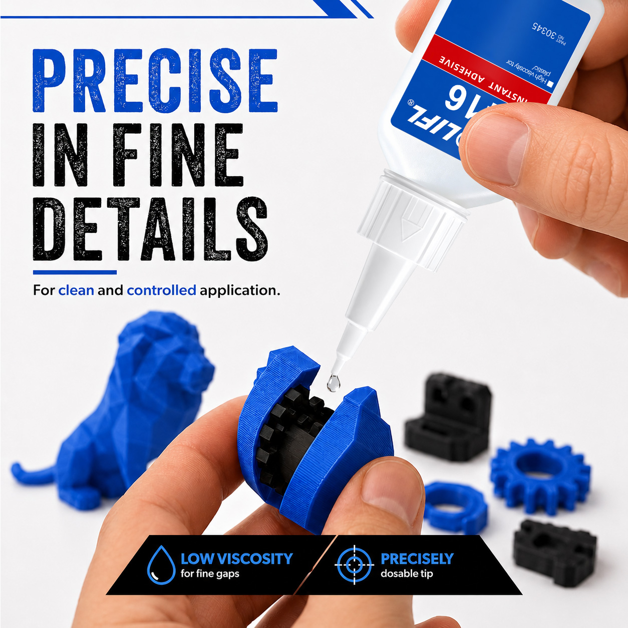 3D Printing Glue Stick - لاصق لوليفل 416 الفوري مصمم خصيصًا