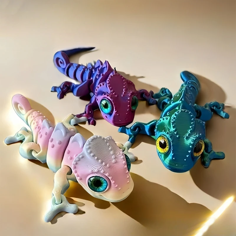 3D Printing Lizard - جديد ثلاثية الأبعاد الطباعة الحرباء أرقام