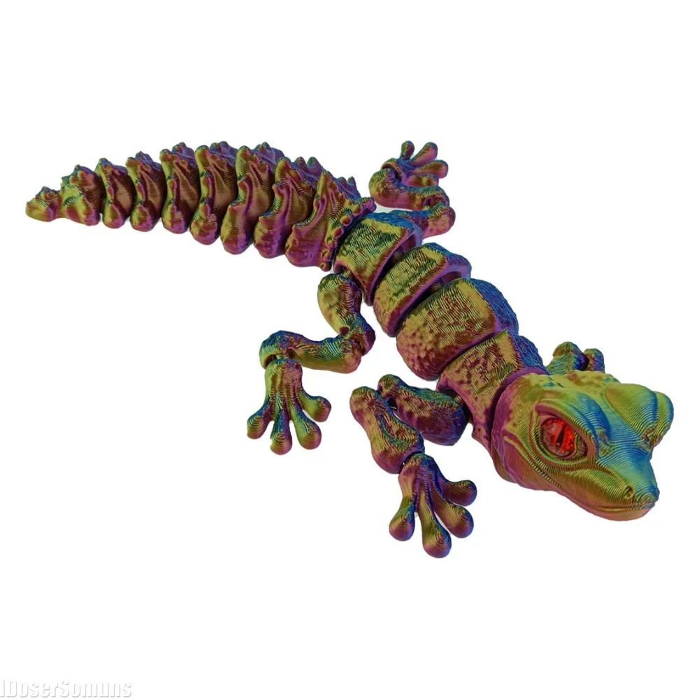 3D Printing Lizard - لعبة فidget على شكل سحلية مفصلية