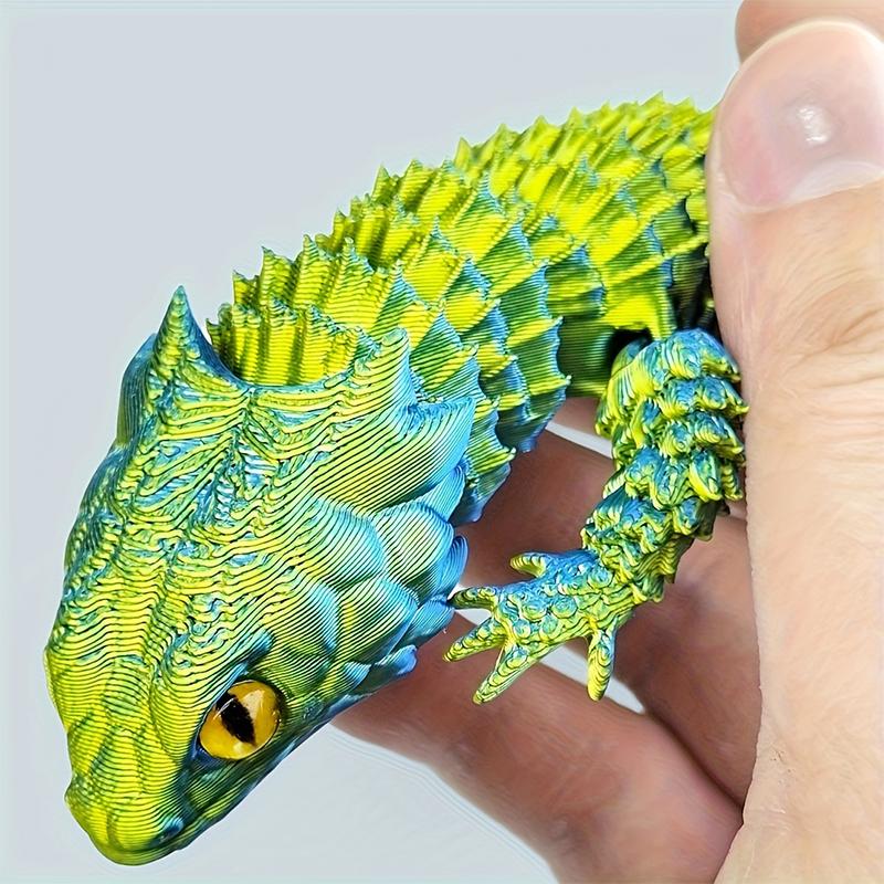تمثال سحلية كرتوني ثلاثي الأبع - مراجعة 3D Printing Lizard وسعره