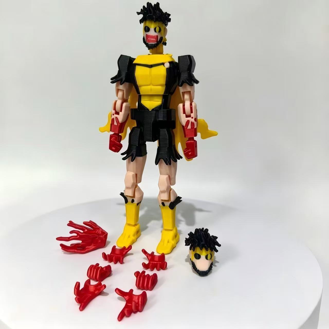 دمية متحركة متعددة المفاصل مطب - مراجعة 3D Printing Figure وسعره
