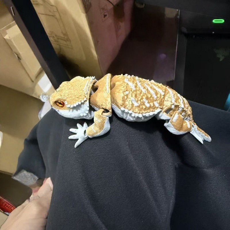 نموذج تمساح وسحلية ثلاثي الأبع - مراجعة 3D Printing Lizard وسعره