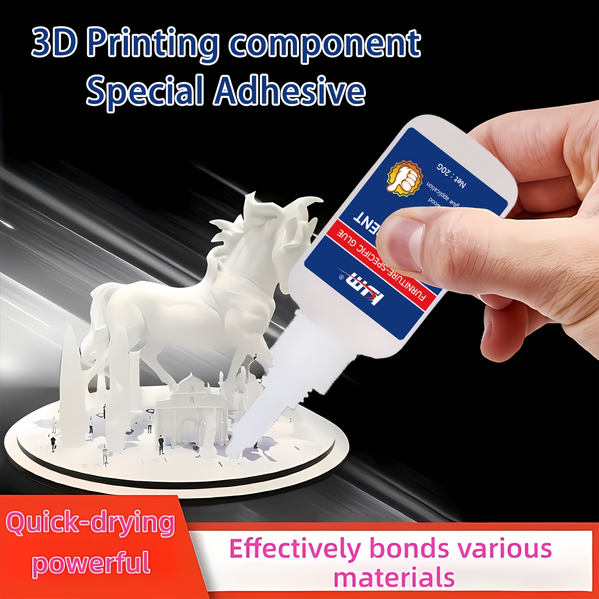 لاصق خاص شفاف سريع الجفاف 20 ج - مراجعة 3D Printing Glue Stick وسعره