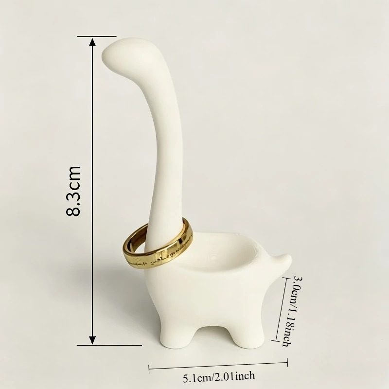 زينة مكتبية، حامل خواتم على شك - مراجعة 3D Printing Ring Holder وسعره