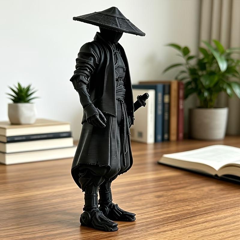 تمثال الساموراي الأسود بتفاصيل - مراجعة 3D Printing App وسعره