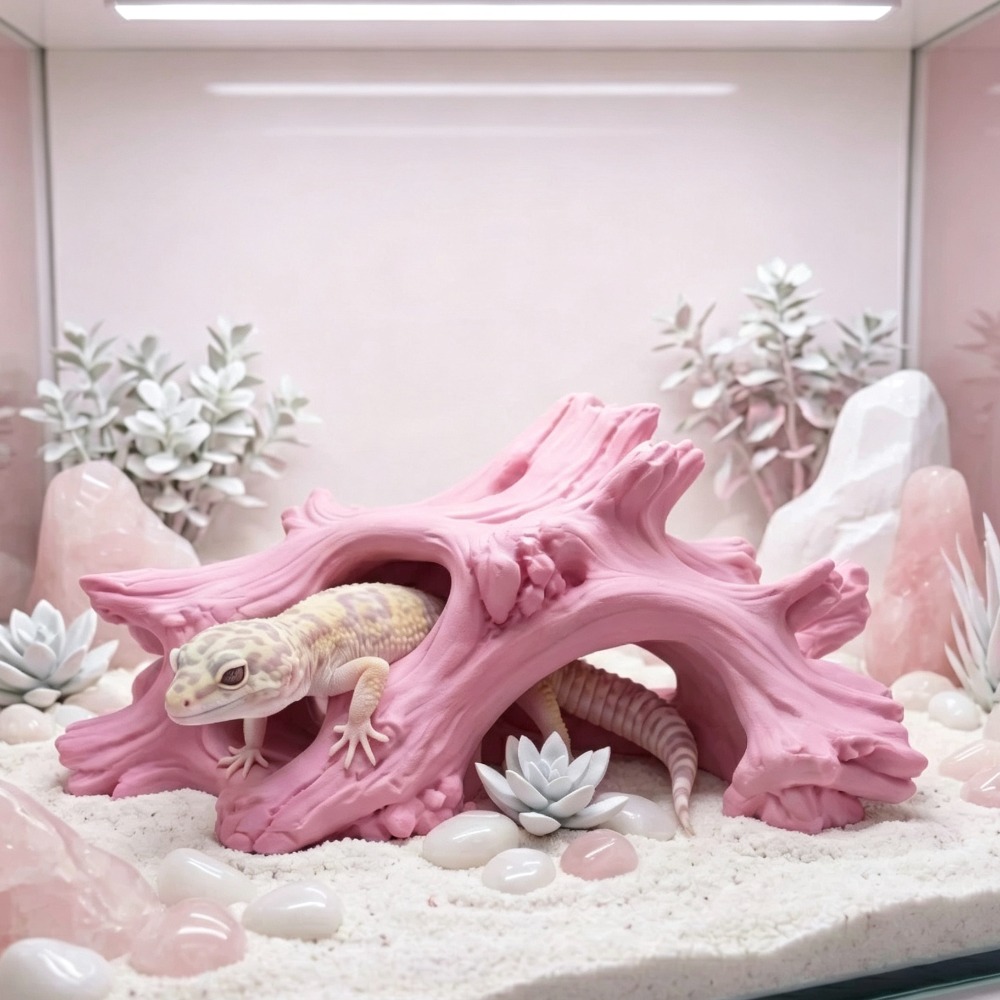 مخبأ زواحف ثلاثي الأبعاد مطبوع - مراجعة 3D Printing Lizard وسعره