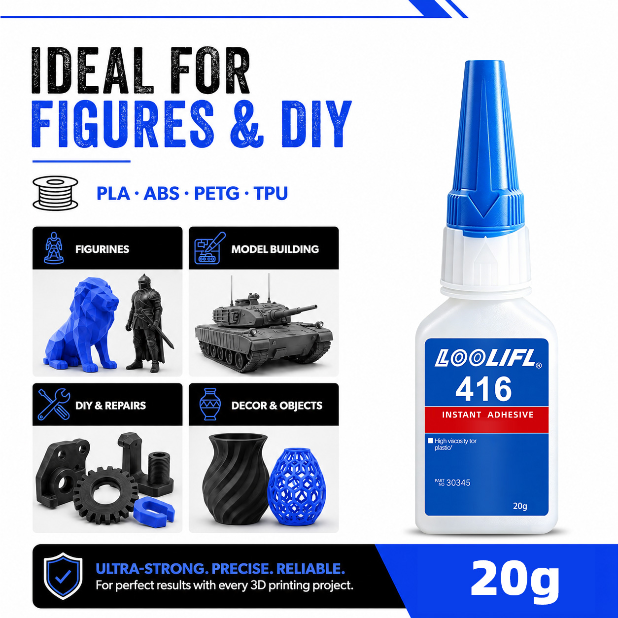 لاصق لوليفل 416 الفوري مصمم خص - مراجعة 3D Printing Glue Stick وسعره