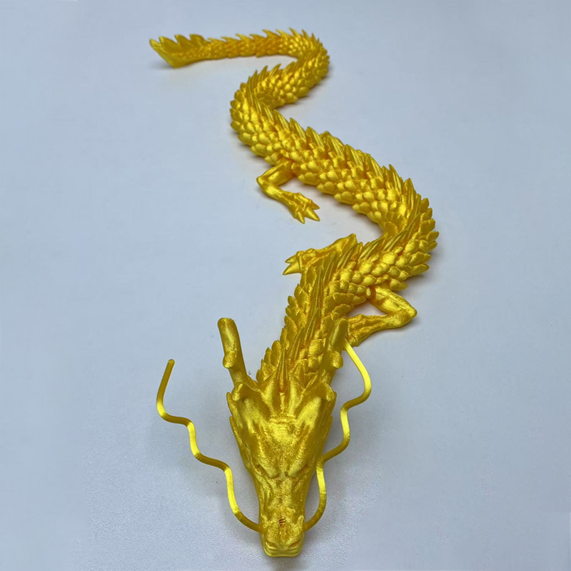 لعبة تنين صيني ثلاثية الأبعاد  - مراجعة 3D Printing Lizard وسعره