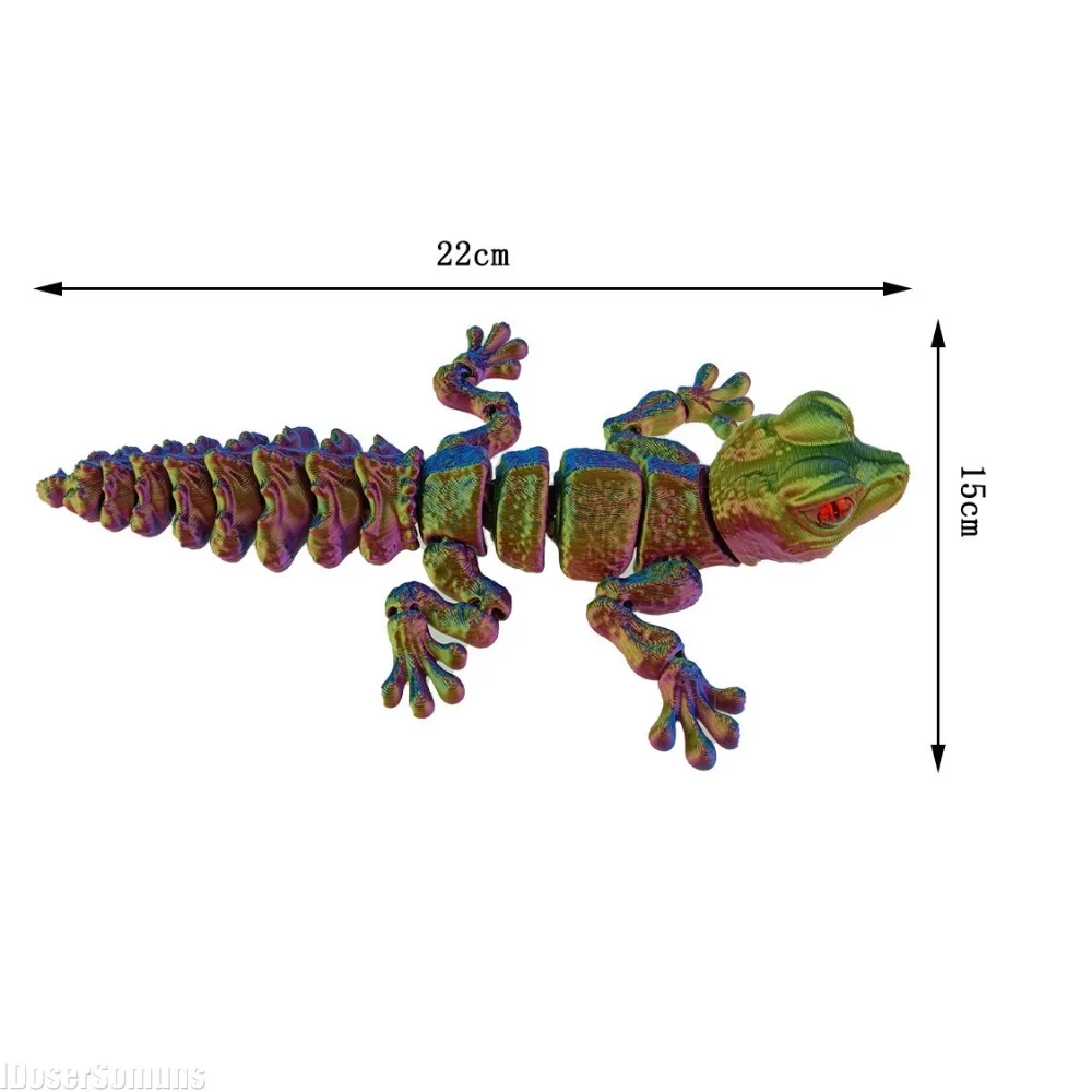 لعبة فidget على شكل سحلية مفصل - مراجعة 3D Printing Lizard وسعره