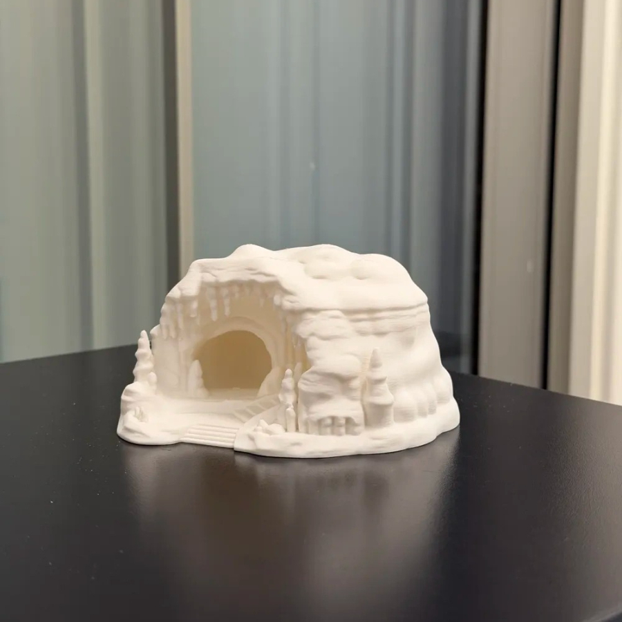 مخبأ للزواحف على شكل كهف جليدي - مراجعة 3D Printing Lizard وسعره