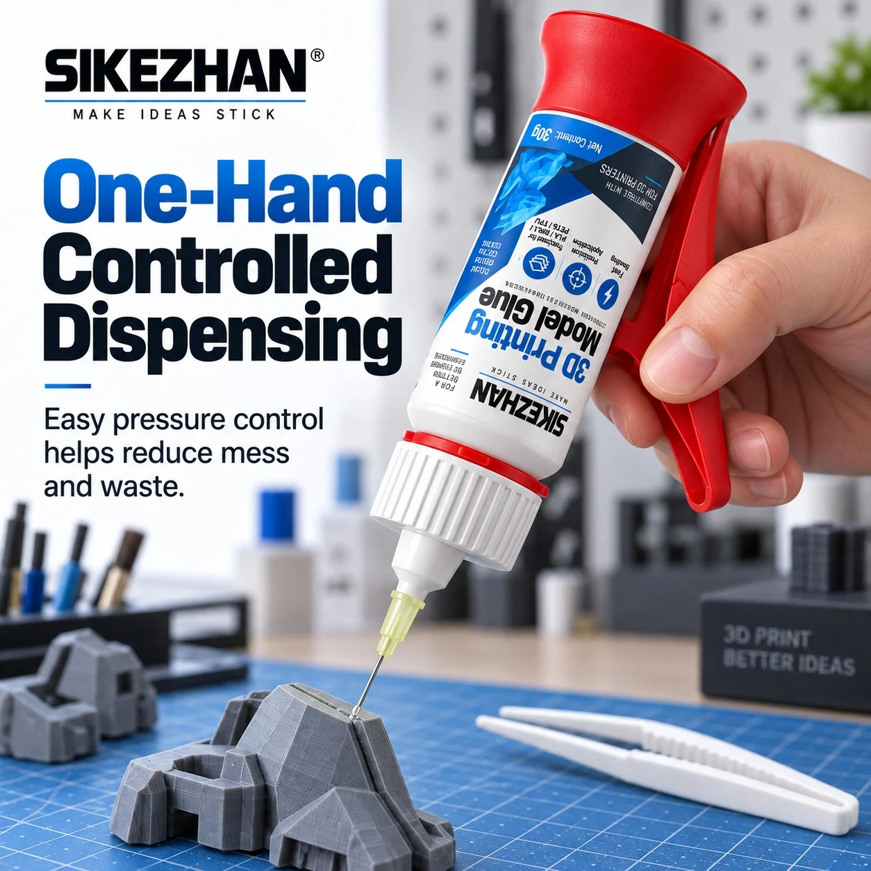 غراء طابعة ثلاثية الأبعاد SIKE - مراجعة 3D Printing Glue Stick وسعره
