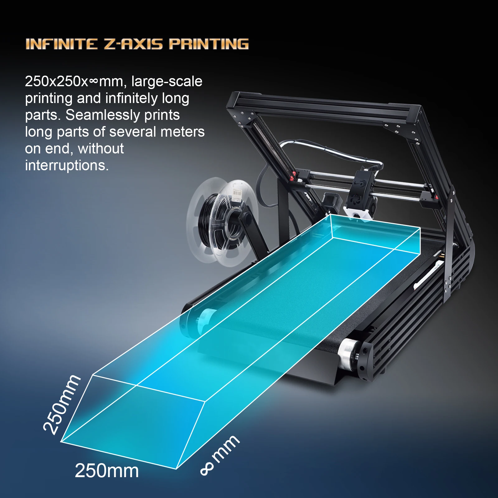 طابعة ثلاثية الأبعاد بحزام - ط - مراجعة 3D Printing Z Axis وسعره