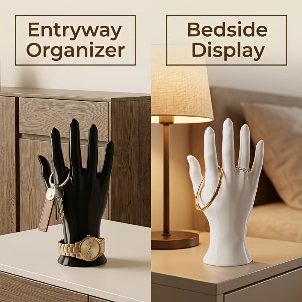 أدوات عرض المجوهرات، نموذج يد  - مراجعة 3D Printing Ring Holder وسعره