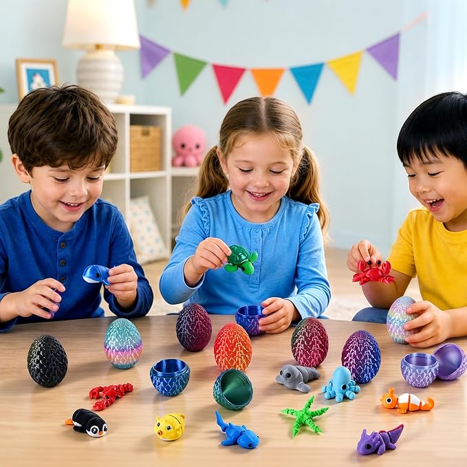 24 قطعة من صناديق المفاجآت الم - مراجعة 3D Printing Figure وسعره